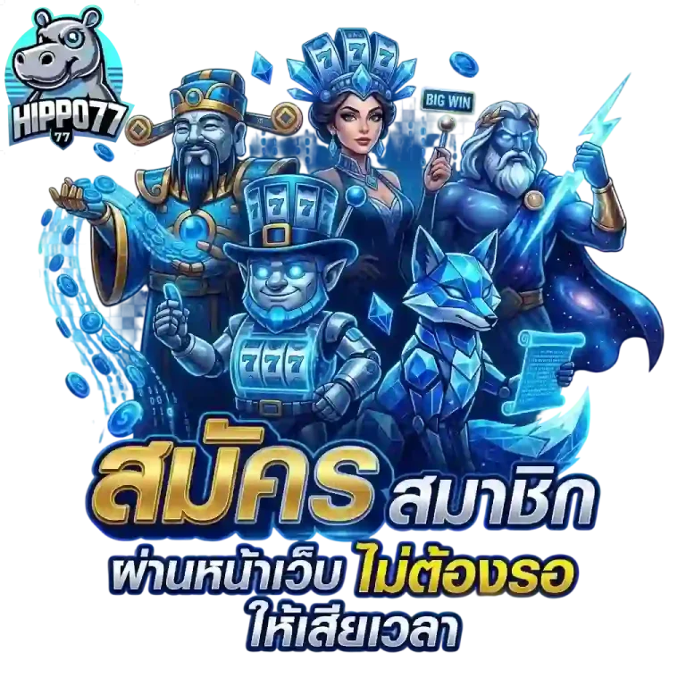 hippo77 สมัครหน้าเว็บ-mobile